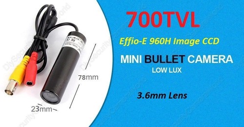 700tvl miniatura bullet - hd,